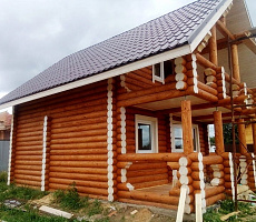 Дома из бревна под ключ (примеры работ). Фото 1