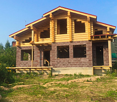 Строительство дома из комбинированных блоков. Фото 25